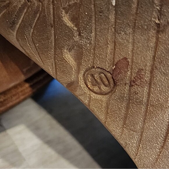 A.S. 98 Womens Leather Ankle Boot Booties  EU 40 / 9-9.5 Low Ankle Boots - Picture 8 of 9